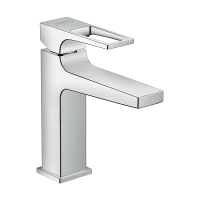HansGrohe Metropol Tek Kollu Lavabo Bataryası 110 Loop Volan Ve Bas - Aç Gider Seti İle - 74507000 - HANSGROHE