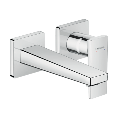 HansGrohe Metropol Tek Kollu Lavabo Bataryası Çubuk Volan, Ankastre Duvara Monte, 16.5 Cm Gaga İle - 32525000 - HANSGROHE