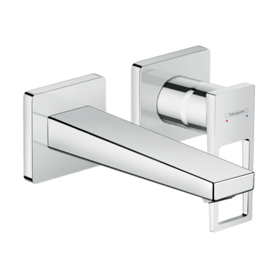 HansGrohe Metropol Tek Kollu Lavabo Bataryası Loop Volan, Ankastre Duvara Monte, 16.5 Cm Gaga İle - 74525000 - HANSGROHE