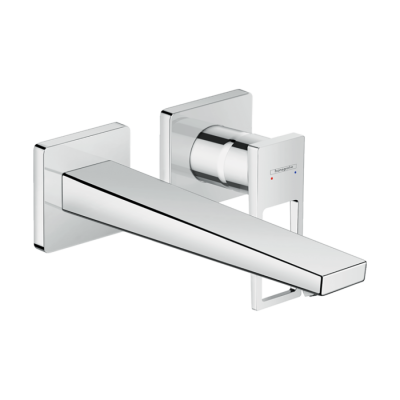 HansGrohe Metropol Tek Kollu Lavabo Bataryası Loop Volan, Ankastre Duvara Monte, 22.5 Cm Gaga İle - 74526000 - HANSGROHE