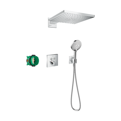 HansGrohe Raindance E Duş Sistemi 300 1Jet Showerselect Square İle - 27952000 - HANSGROHE