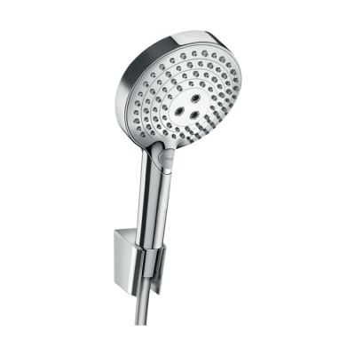 HansGrohe Raindance Select S Duş Askı Seti 120 3 Jet, Powderrain, 160 Cm Duş Hortumu İle - 27668000 - HANSGROHE