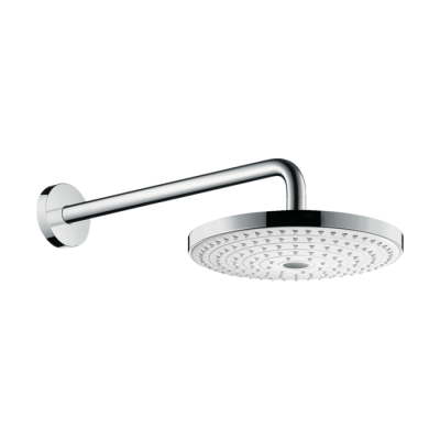 HansGrohe Raindance Select S Tepe Duşu 240 2 Jet, Ecosmart, 9 Lt/Dk, Duş Dirseği İle - 26470400 - HANSGROHE