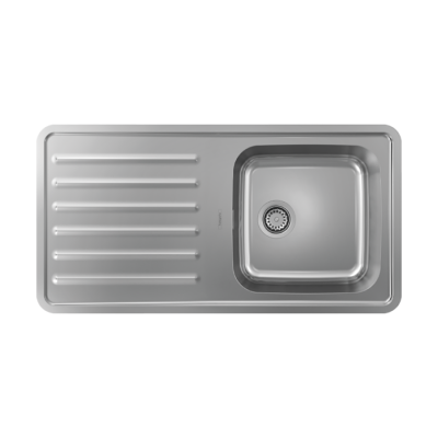 HansGrohe S41 S4111 - F400 Gömme Eviye 400 Damlalık İle - 43341800 - HANSGROHE