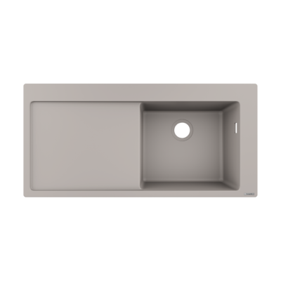 HansGrohe S51 S514 - F450 Ankastre Eviye 450, Damlalıklı - 43314380 - HANSGROHE