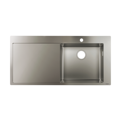 HansGrohe S71 S715 - F450 Ankastre Eviye 450, Damlalıklı - 43306800 - HANSGROHE