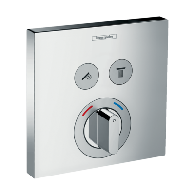 HansGrohe Showerselect Batarya Ankastre Montaj, 2 Çıkış İçin - 15768000 - HANSGROHE