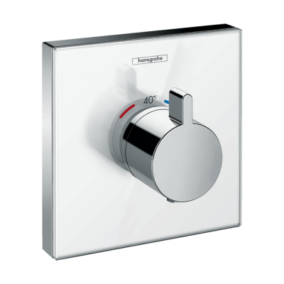 HansGrohe Showerselect Glass Termostat Yüksek Debi, Ankastre Montaj - 15734400 - HANSGROHE
