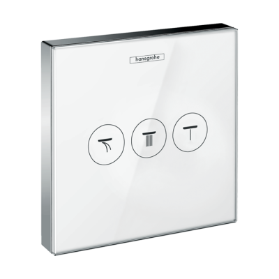 HansGrohe Showerselect Glass Valf Ankastre Montaj, 3 Çıkış İçin - 15736400 - HANSGROHE