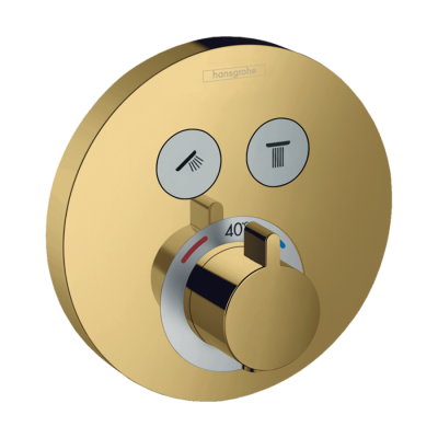 HansGrohe Showerselect S Termostat Ankastre Montaj, 2 Çıkış İçin - 15743990 - HANSGROHE