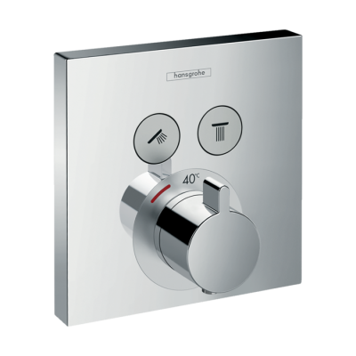HansGrohe Showerselect Termostatik Batarya, Ankastre, 2 Çıkış İçin - 15763000 - HANSGROHE