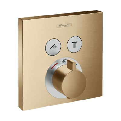 HansGrohe Showerselect Termostatik Batarya, Ankastre, 2 Çıkış İçin - 15763140 - HANSGROHE