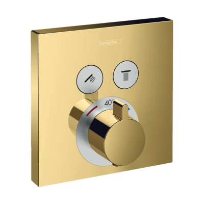 HansGrohe Showerselect Termostatik Batarya, Ankastre, 2 Çıkış İçin - 15763990 - HANSGROHE