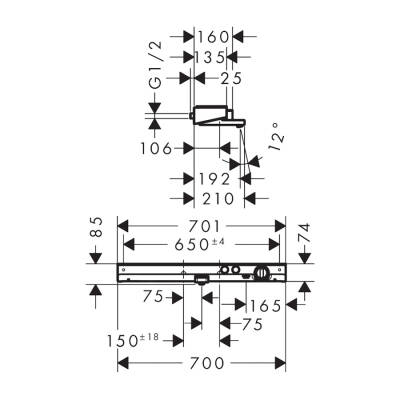HansGrohe Showertablet Select Termostatik Banyo 700 Aplike - 13183000 - HANSGROHE (1)