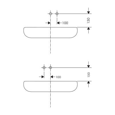 HansGrohe Talis E Tek Kollu Lavabo Bataryası Ankastre Duvara Monte, 16.5 Cm Gaga İle - 71732000 - HANSGROHE (1)
