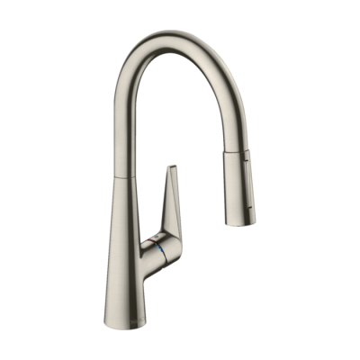 HansGrohe Talis M51 Tek Kollu Eviye Bataryası 200, Çekilebilir El Duşu, 2Jet, Sbox - 73851800 - HANSGROHE