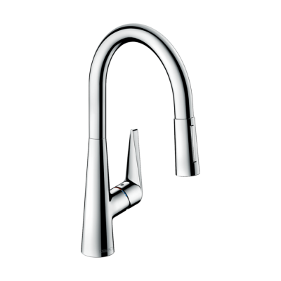 HansGrohe Talis M51 Tek Kollu Eviye Bataryası 200, Eco, Çekilebilir El Duşu, 2Jet, Sbox - 73876000 - HANSGROHE