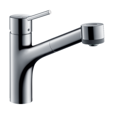 HansGrohe Talis M52 Tek Kollu Eviye Bataryası 170, Çekilebilir El Duşu, 2Jet, Sbox - 73860000 - HANSGROHE