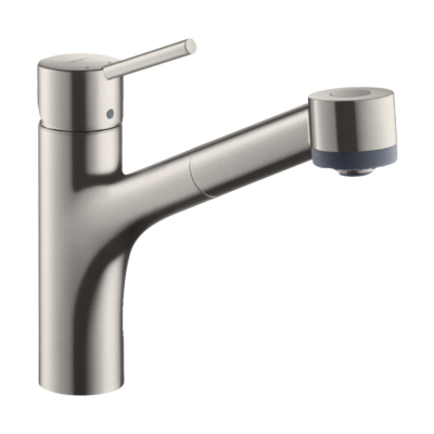 HansGrohe Talis M52 Tek Kollu Eviye Bataryası 170, Çekilebilir El Duşu, 2Jet, Sbox - 73860800 - HANSGROHE