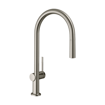 HansGrohe Talis M54 Tek Kollu Eviye Bataryası 210, Çekilebilir Gaga, 1Jet - 72802800 - HANSGROHE