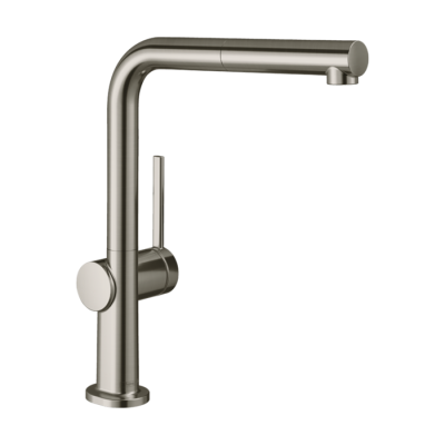 HansGrohe Talis M54 Tek Kollu Eviye Bataryası 270, Çekilebilir Gaga, 1Jet - 72808800 - HANSGROHE