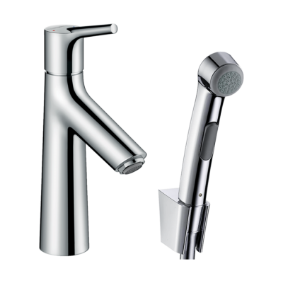 HansGrohe Talis S Tek Kollu Lavabo Bataryası Bidette El Duşu Ve 160 Cm Duş Hortumu İle - 72290000 - HANSGROHE