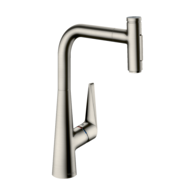 HansGrohe Talis Select M51 Tek Kollu Eviye Bataryası Çekilebilir El Duşu İle - 72823800 - HANSGROHE
