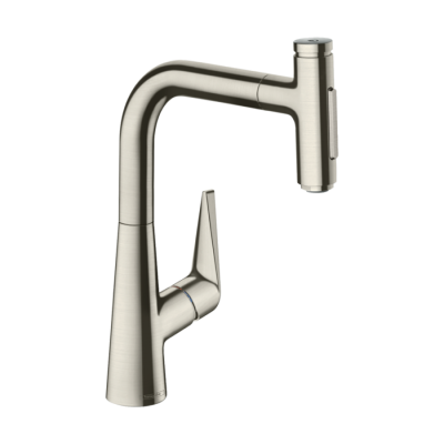 HansGrohe Talis Select M51 Tek Kollu Eviye Bataryası Çekilebilir El Duşu İle - 72824800 - HANSGROHE