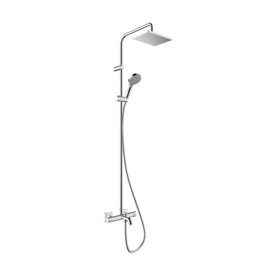 HansGrohe Vernis Shape Duş Kolonu 230 1Jet, Ecosmart, Banyo Termostatı İle - 26098000 - HANSGROHE