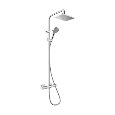 HansGrohe Vernis Shape Duş Kolonu 230 1Jet, Termostat İle - 26286000 - HANSGROHE