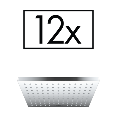 HansGrohe Vernis Shape Tepe Duşu 230 1Jet Proje Paketi (12'Li) - 26579000 - HANSGROHE