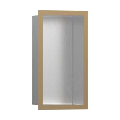 HansGrohe Xtrastoris Individual Duvar Nişi Paslanmaz Çelik Tasarım Çerçeveli 300/150/100 - 56094140 - HANSGROHE