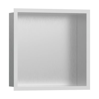 HansGrohe Xtrastoris Individual Duvar Nişi Paslanmaz Çelik Tasarım Çerçeveli 300/300/100 - 56097700 - HANSGROHE