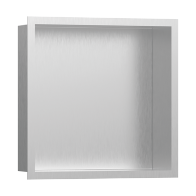 HansGrohe Xtrastoris Individual Duvar Nişi Paslanmaz Çelik Tasarım Çerçeveli 300/300/100 - 56097800 - HANSGROHE