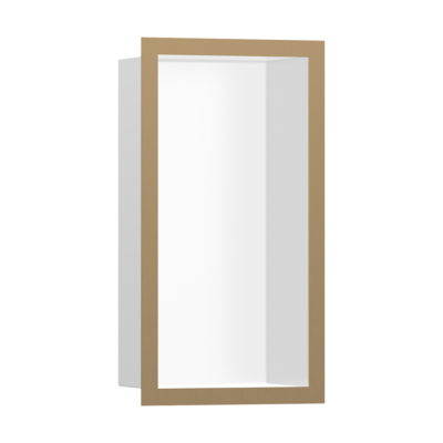 HansGrohe Xtrastoris Individual Duvar Nişi Satin Beyaz Tasarım Çerçeveli 300/150/100 - 56096140 - HANSGROHE