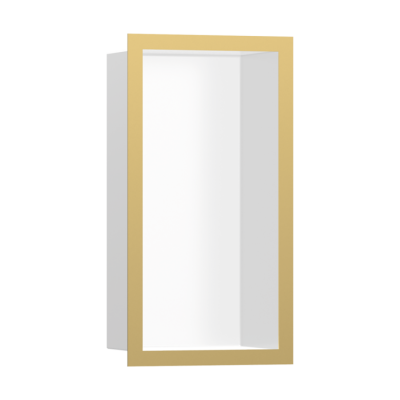 HansGrohe Xtrastoris Individual Duvar Nişi Satin Beyaz Tasarım Çerçeveli 300/150/100 - 56096990 - HANSGROHE