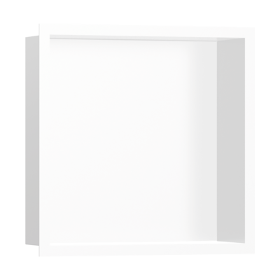 HansGrohe Xtrastoris Individual Duvar Nişi Satin Beyaz Tasarım Çerçeveli 300/300/100 - 56099700 - HANSGROHE