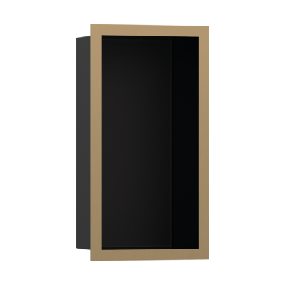 HansGrohe Xtrastoris Individual Duvar Nişi Satin Siyah Tasarım Çerçeveli 300/150/100 - 56095140 - HANSGROHE