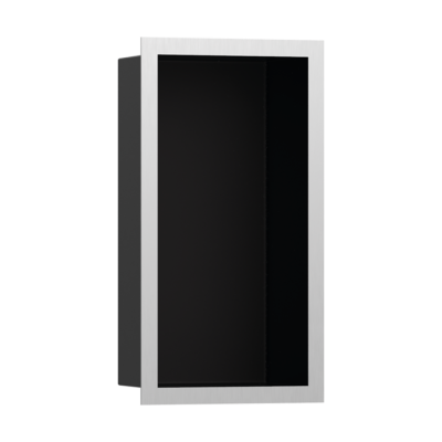 HansGrohe Xtrastoris Individual Duvar Nişi Satin Siyah Tasarım Çerçeveli 300/150/100 - 56095800 - HANSGROHE