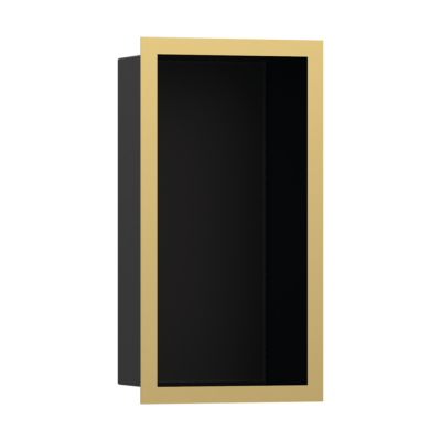 HansGrohe Xtrastoris Individual Duvar Nişi Satin Siyah Tasarım Çerçeveli 300/150/100 - 56095990 - HANSGROHE