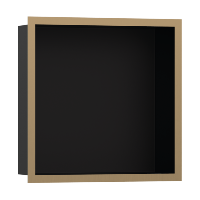 HansGrohe Xtrastoris Individual Duvar Nişi Satin Siyah Tasarım Çerçeveli 300/300/100 - 56098140 - HANSGROHE