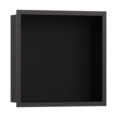 HansGrohe Xtrastoris Individual Duvar Nişi Satin Siyah Tasarım Çerçeveli 300/300/100 - 56098340 - HANSGROHE