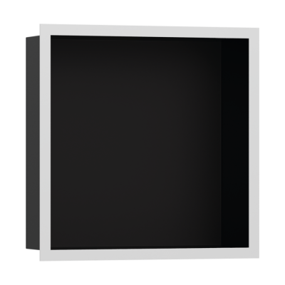 HansGrohe Xtrastoris Individual Duvar Nişi Satin Siyah Tasarım Çerçeveli 300/300/100 - 56098700 - HANSGROHE