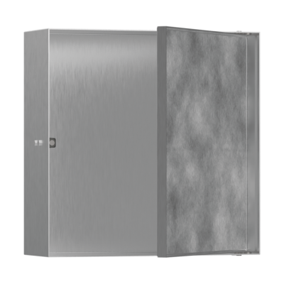 HansGrohe Xtrastoris Rock Duvar Nişi Seramik Kaplanabilir Kapak İle 300/300/100 - 56085800 - HANSGROHE