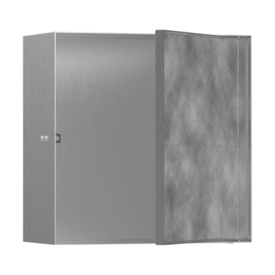 HansGrohe Xtrastoris Rock Duvar Nişi Seramik Kaplanabilir Kapak İle 300/300/140 - 56091800 - HANSGROHE