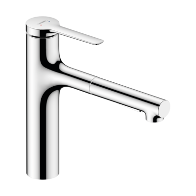 HansGrohe Zesis M33 Tek Kollu Eviye Bataryası, 160, Çekilebilir El Duşu, 2Jet - 74801000 - HANSGROHE