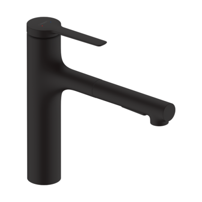 HansGrohe Zesis M33 Tek Kollu Eviye Bataryası, 160, Çekilebilir El Duşu,2Jet, Sbox Lite - 74804670 - HANSGROHE