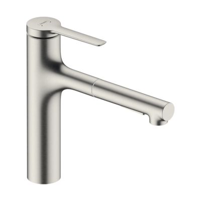HansGrohe Zesis M33 Tek Kollu Eviye Bataryası, 160, Çekilebilir El Duşu,2Jet, Sbox Lite - 74804800 - HANSGROHE
