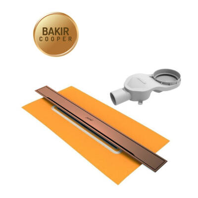 Hüppe Galata A Duş Kanalı Yandan Çıkışlı Parlak Bakır 60 cm - HÜPPE (2)