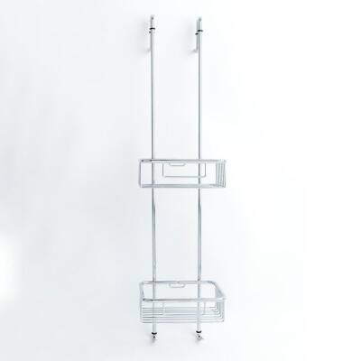 Hüppe İkili Butler Askılı Şampuanlık Parlak Gümüş - HÜPPE (1)